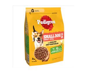 Pedigree Complet Adult Small Dog Dry Poultry and Vegetables 3kg