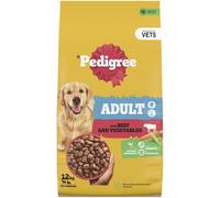 Pedigree Complete Dog Dry Food for Dogs with Beef and Vegetable 12 kg