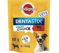 Pedigree Dentastix Chewy Chunx Beef Mini Dog Treats - 68g