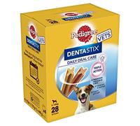 Pedigree DentaStix Daily Dental Chews Small Dog, 28 Sticks, Original, 0.44 grams