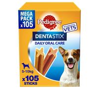 Pedigree Dentastix Daily Dental Chew - Small Dog - 105 Stick Bulk Pack