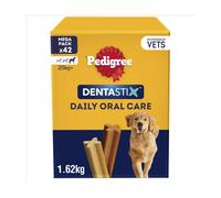 Pedigree Dentastix Daily Dental Chews Large Dog Treat 42 Sticks 1.62kg