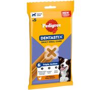 Pedigree Dentastix Daily Oral Care Medium Adult Dog Stick Treat 128g 5 Pack