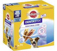 PEDIGREE DENTASTIX Daily Oral Care Cardboard Multipack Small Dogs 5-10 kg, 35 Sticks (5 x 7 Pieces)