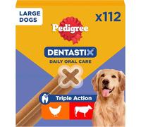 PEDIGREE DENTASTIX - Dental Dog Chews - Adult Large Dogs 25kg+ - 4 x 28 Sticks