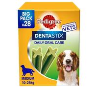 Pedigree Dentastix Fresh Daily Dental Chews for Medium Dogs (28 Chews)