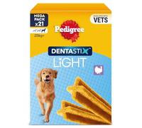 Pedigree Dog Dental Chews Dentastix Light - Large Dogs (25kg+) - 21 Sticks