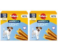 Pedigree Dentastix Light 35 Sticks Dental Chews Small Dog (Pack of 2)