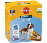 Pedigree Dentastix Light 28 Sticks Dental Chews Medium Dog Treats