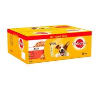 Pedigree Adult Dog Pouches Mixed Selection in Jelly - 80 x 100g