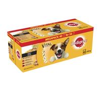 Pedigree Variety Pouch in Gravy 40 X 100g, transparent(Packaging may vary)