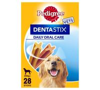 Pedigree Dog Treat for Large Dogs, Dentastix Daily Dental Chews, 28 St