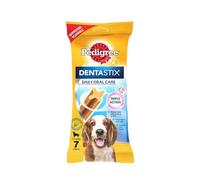 Pedigree Dog Treat for Medium Dogs, Dentastix Daily Dental Chews, 5 Sticks