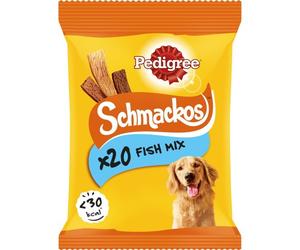 Pedigree Fish Mix Schmackos Dog Treats - 20 Sticks