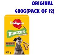 Pedigree Gravy Bones Dog Treats Original Biscuits 12x400g Bulk Pack Crunchy Food