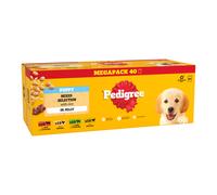 Pedigree® Junior Puppy Wet Dog Food Mixed Selection in Jelly 40x100g Pouch