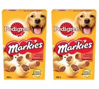 Pedigree Markies Delicious Meaty Rolls with Marrowbone, Dogs Treats, Twin Pack, 2 x 500g