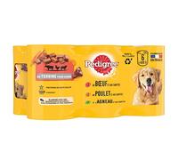 Pedigree Meal for Dogs - Terrine Boxes for Adult Dogs - 3 Varieties - 4X (6x400g)