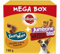 Pedigree Tasty Minis and Jumbone Dog Treat Mega Box - 740g