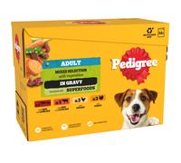 Pedigree Adult Dog Pouches Mixed Selection in Gravy - 12 x 100g