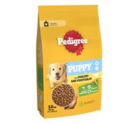 Pedigree Puppy Complete Dog Dry Food for medium size Dogs with Poultry and Rice 12 kg