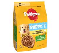 Pedigree Chicken and Rice Complete Puppy Food - 3kg