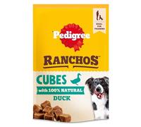 Pedigree RANCHOS Dog Training Treat Cubes, With 100% Natural Duck, 70g (Pack of 7)