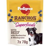 PEDIGREE Ranchos Superfoods Dog Treats with Beef 7x70g