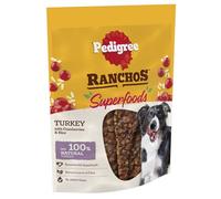 PEDIGREE Ranchos Superfoods Dog Treats with Turkey 7x70g