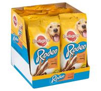Pedigree Rodeo Dog Treats with Chicken, 8 Sticks, 140 g (Pack of 12)