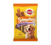 Pedigree Schmackos Dog Treats Meat Variety, 20 Sticks, 144g