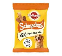 Pedigree Poultry Mix Schmackos Dog Treats - 20 Sticks