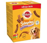 Pedigree Schmackos Mega Pack 110 Strips Snacks Dog Treat Multipack with Beef Lamb and Poultry Flavours 790 g Pack of 1