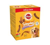 Pedigree Schmackos Mega Pack 110 Strips Snacks, Dog Treat Multipack with Beef, Lamb and Poultry Flavours, 790 g (Pack o