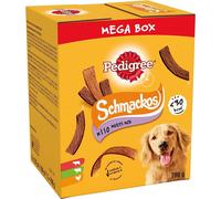 Pedigree Schmackos Mega Pack 110 Strips Snacks, Dog Treat Multipack with Beef, Lamb and Poultry Flavours