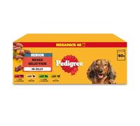 PEDIGREE Senior Dog Food Pouches Chunks in Jelly 40 x 100 g Multipack