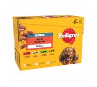 Pedigree Senior Pouch in Jelly Multipack - 12 x 100g
