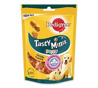 Pedigree Tasty Bites Puppy Treats Chewy Cubes with Chicken, 125 g
