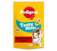 Pedigree Tasty Minis Chewy Slices with Beef and Poultry Dog Treats - 155g
