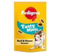 PEDIGREE TASTY MINIS Adult Dog Treats Cheese & Beef Nibbles 140g -