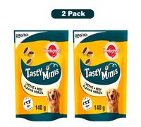 Pedigree Tasty Minis Dog Treats Cheese & Beef 140g