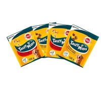 PEDIGREE tasty minis dog treats X4 variation Bundle | Chewy Chunks with Chicken, Beef, Duck and Poultry | Great for training | All dog sizes