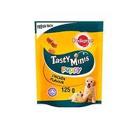 Pedigree Tasty Minis Puppy Chicken Flavour Treats 125g Bundle (2 Pack)
