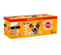 Pedigree Variety Pouch in Gravy Adult Wet Dog Food Bulk 4 Flavours 40x100g Pack