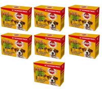 PEDIGREE - Adult Wet Dog Food Pouches - 84 x 100g - Mixed Selection in Gravy - Dog Food Wet Bulk Pack - 84 Pouches