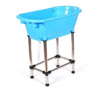 Pedigroom quality polypropylene pp plastic dog pet cat grooming bath tub bathtub blue…