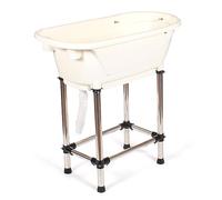 Pedigroom quality polypropylene pp plastic dog pet cat grooming bath tub bathtub white