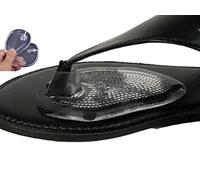 PEDIMEDN Self-Adhesive Sandal Protectors - Toe Guards Cushions - Prevent Foot Burning/Cuticle/Corns/Callus - Protect The Sensitive Skin Between The Big and Second Toe - Foot Care (Four Pairs)