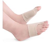 Pedimend 2 Pairs Bunion Pain Relief Cushion | Big Toe Foot Protector Support Sleeve | Foot Gel Separator | Tailor Bunion Corrector Gel Pad | Arthritis Foot Claw Toe Support | Foot Toe Alignment Socks