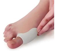 Pedimend 4 Pair of Gel Bunion Protector Toe Straightener Spreader - Protectors for Bunions Reduces Rubbing from Shoes Trainers - Gel Big Toe Bunion Guard & Protector - Yoga, Gym, Running